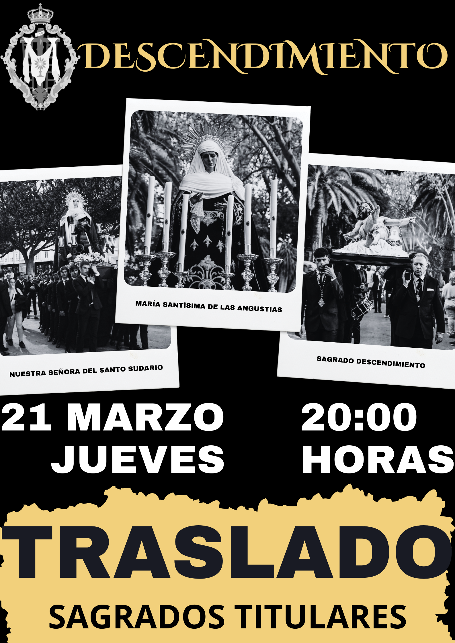 TRASLADO DE NUESTROS SAGRADOS TITULARES